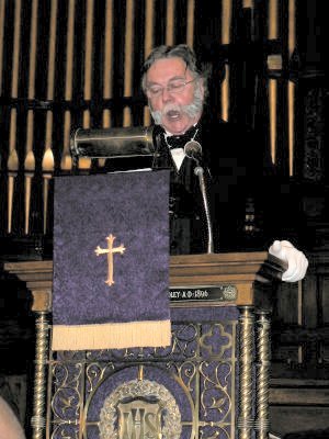 Re-enactment of  "Eve of Lincoln Inauguration".